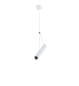 Suspension Moderne E27 Blanche H40cm