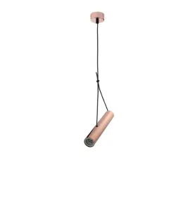 Suspension Moderne E27 Or Rosé H40cm