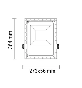 Projecteur LED 100W étanche IP65 - Blanc du Jour 5700K