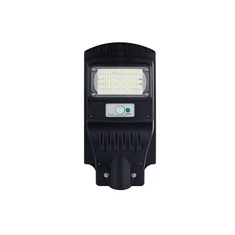 Luminaire Urbain LED Solaire 8W Étanche IP65 Noir