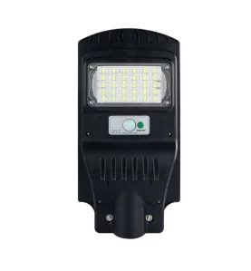 Luminaire Urbain LED Solaire 8W Étanche IP65 Noir