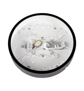 Spot Saillie LED 18W rond ∅250mm Noir - Blanc Naturel 4500K