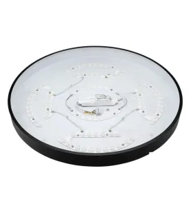 Spot Saillie LED 54W rond ∅600mm Noir - Blanc Naturel 4500K