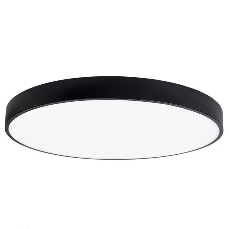 Spot Saillie LED 54W rond ∅600mm Noir - Blanc Chaud 3000K