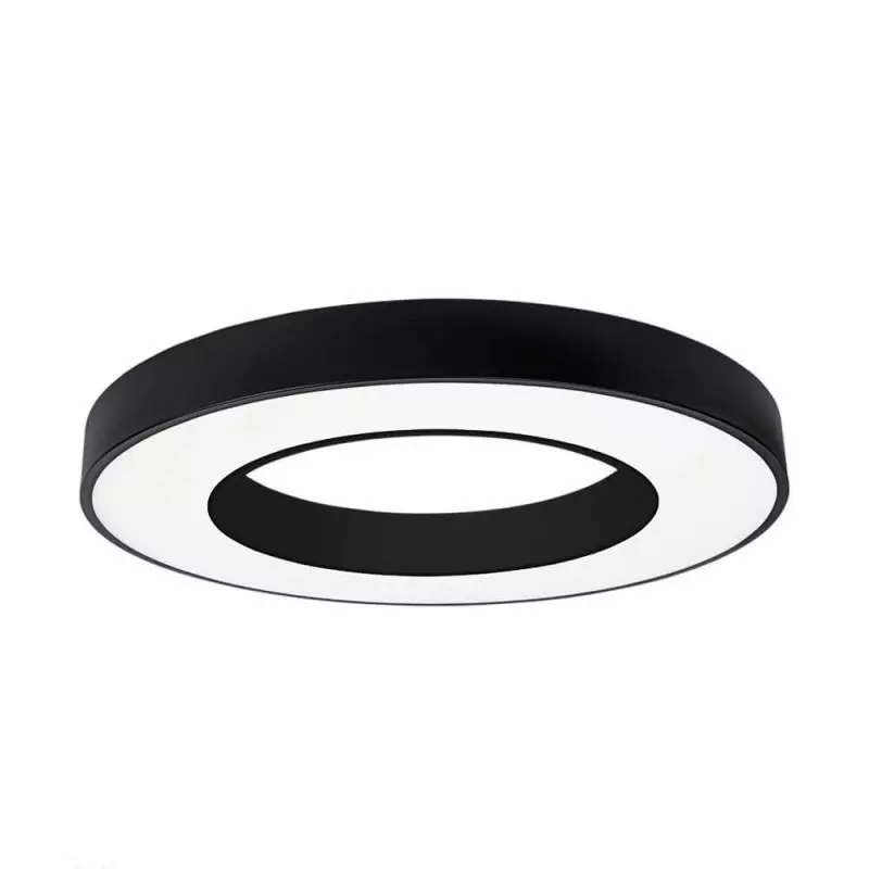 Spot Saillie LED 36W rond ∅500mm Noir - Blanc Chaud 3000K