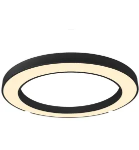 Spot Saillie LED 64W rond ∅600mm Noir - Blanc Chaud 3000K