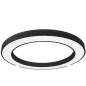 Spot Saillie LED 64W rond ∅600mm Noir - Blanc Chaud 3000K