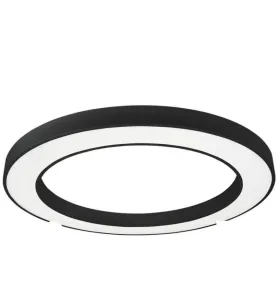 Spot Saillie LED 64W rond ∅600mm Noir - Blanc Chaud 3000K