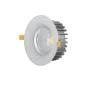 Downlight LED 40W rond ∅195mm Blanc - Blanc Naturel 4500K