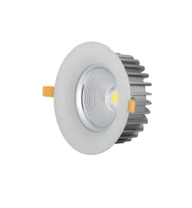 Downlight LED 40W rond ∅195mm Blanc - Blanc Naturel 4500K