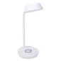 Lampe de Bureau LED 5W Blanche avec Chargeur à Induction - Blanc Naturel 4000K