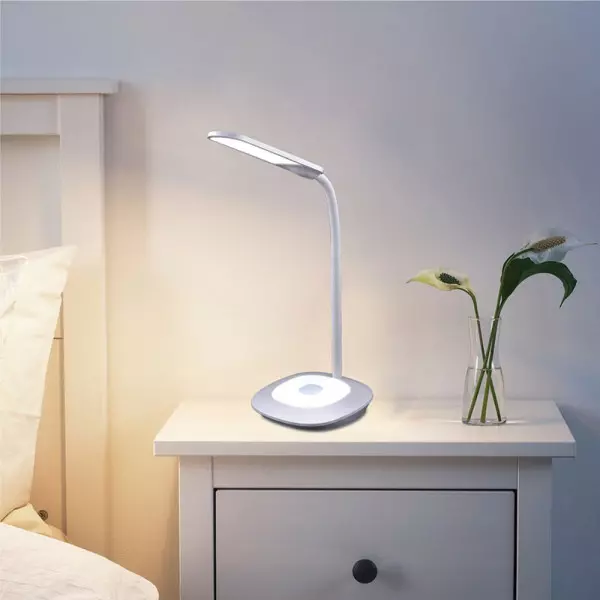 Acheter Lampe de bureau LED - 9W - ALESUND - Flexible Blanc - CCT -  Batterie Lithium - Dimmable