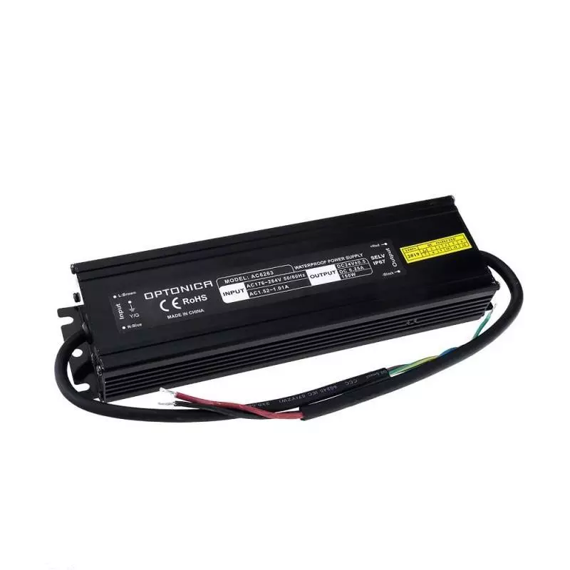 Alimentation LED DC24V 150W 6.25A Étanche IP67