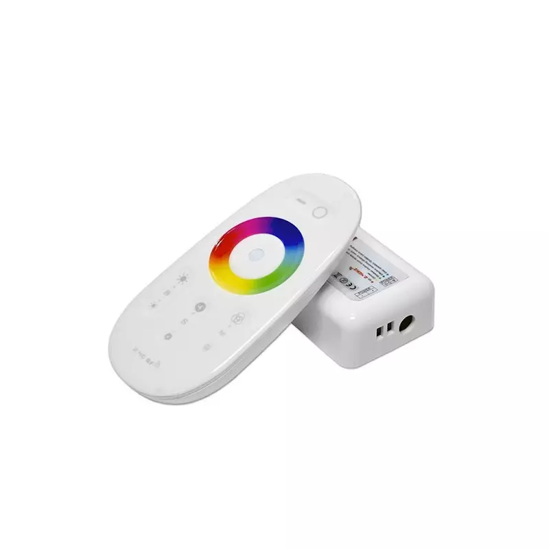 Kit Complet Mini-Télécommande Tactile et Contrôleur pour LED RGBW