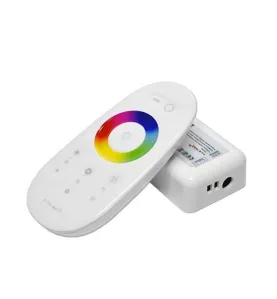 Kit Complet Mini-Télécommande Tactile et Contrôleur pour LED RGBW