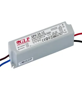 Alimentation LED DC36V 35W 1A Étanche IP67 GLP