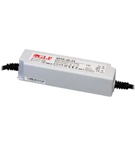 Alimentation LED DC24V W étanche IP67 GLP