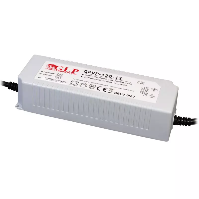 Alimentation LED DC24V 120W étanche IP67 GLP