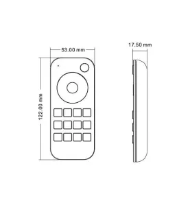 Télécommande Tactile à Radio Fréquence 4 Zones 2.4G