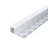 Profilé Aluminium à Enduire Gris pour Ruban LED 2m