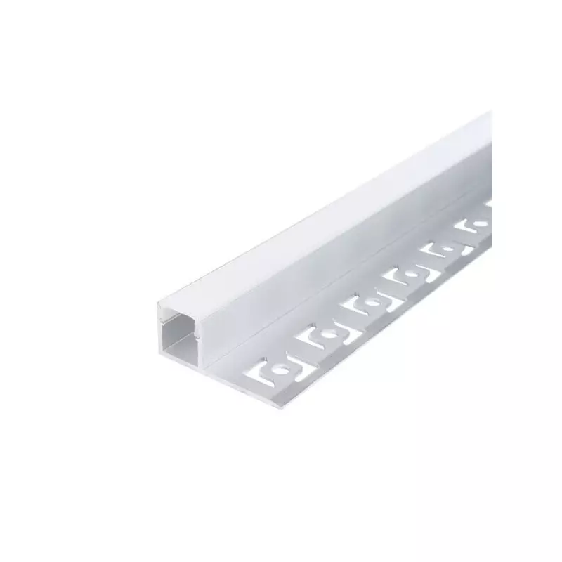 Profilé Aluminium à Enduire Gris pour Ruban LED 2m