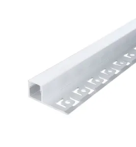 Profilé Aluminium à Enduire Gris pour Ruban LED 2m