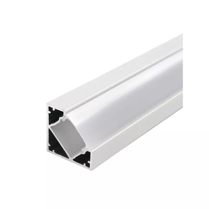 Profilé Aluminium d'Angle 45° pour Ruban LED 2m