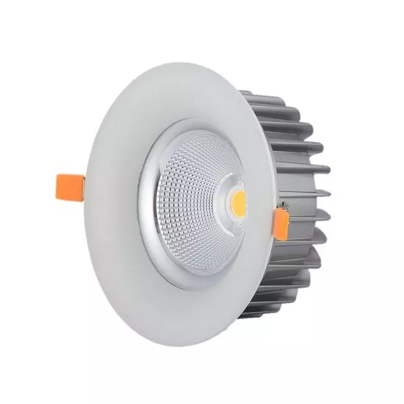 Downlight LED 60W rond ∅230mm Blanc - Blanc Naturel 4500K