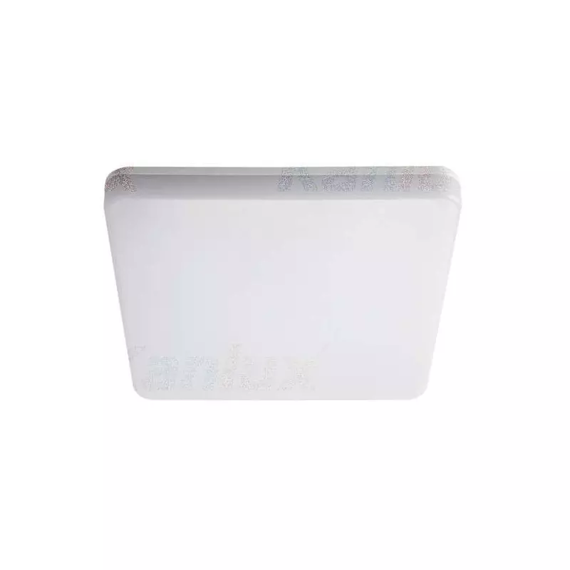 Plafonnier LED 36W étanche IP54 carré côté 327mm Blanc - Blanc Naturel 4000K