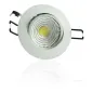 Plafonnier encastrable blanc LED 5W COB - Blanc Chaud 3000K éclairage 40W