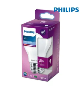 Ampoule LED E27 8,5W Ronde A60 équivalent à 75W - Blanc du Jour 6500K