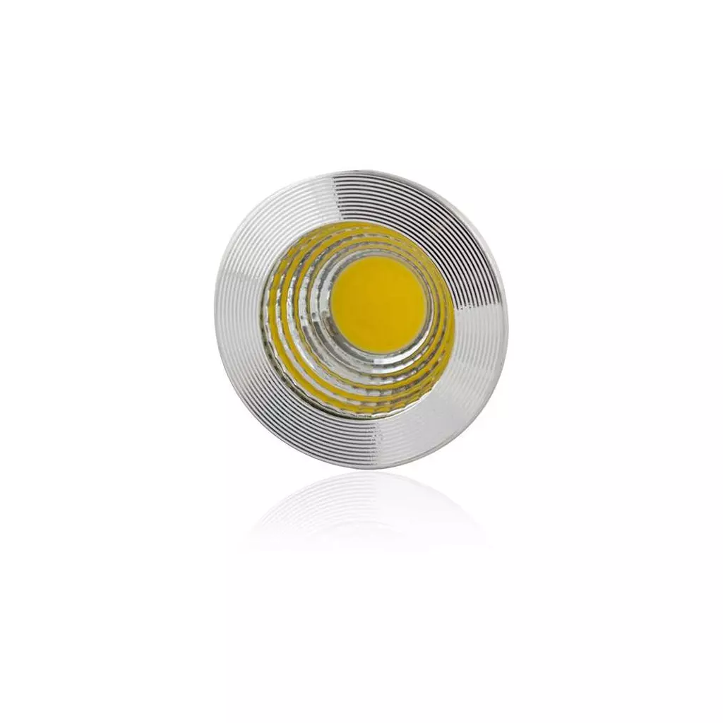 Kit Spot LED GU10 5W COB équivalent 50W Dimmable - Blanc Chaud - Rond  intérieur carré orientable alu perçage 68mm SUP-6033A