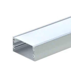 Profilé Aluminium large L40mm x h20mm pour Ruban LED 2m