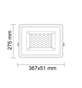 Projecteur LED 150W Blanc Étanche IP65 18000lm 800W Naturel 4500K