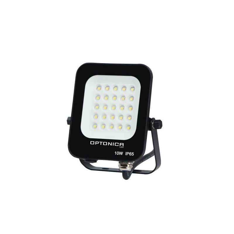 Projecteur LED 10W 900lm (66W) 90° Étanche IP65 Noir - Vert