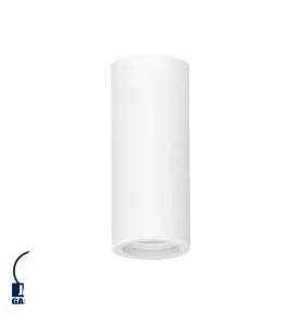 Support Spot Saillie Blanc Rond ∅70mm 1 x GU10 Max 10W