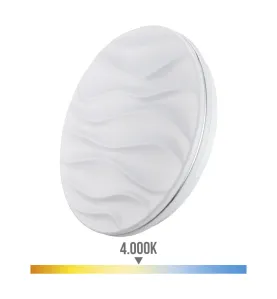 Plafonnier Circulaire Blanc 12W 1160lm (96W) - Blanc Naturel 4000K