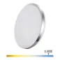 Plafonnier Circulaire Blanc / Chrome 12W 1160lm (96W) - Blanc du Jour 6500K