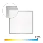 Dalle LED 40W Carré Chrome Mat 59,5 x 59,5 x 3,5cm - Blanc du Jour 6400K