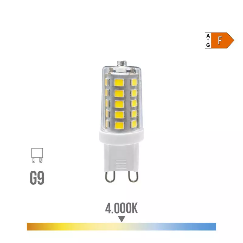 Ampoule LED G9 3W 260lm (24W) 270° Dimmable - Blanc Naturel 4000K