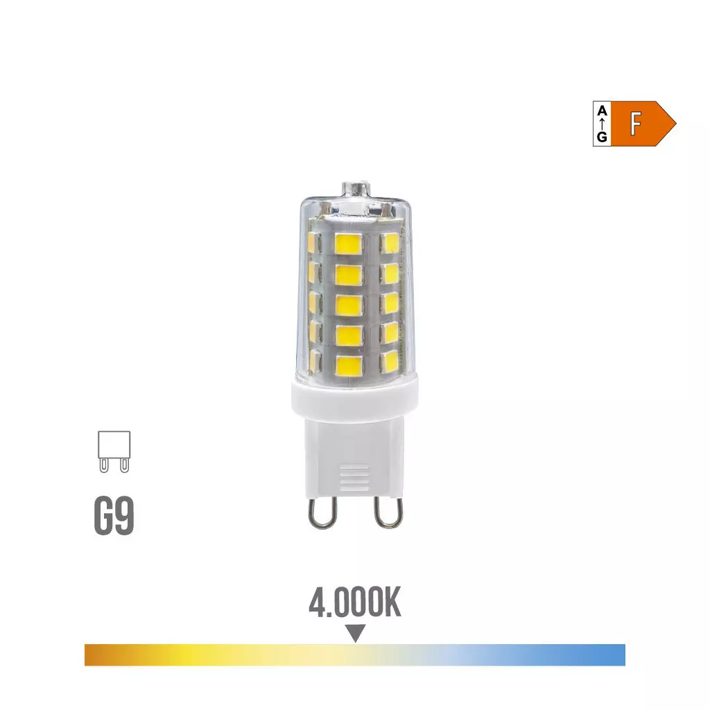Lot de 10 ampoules LED G4 blanc froid 3 W 230 V 3 W équivalent à une  ampoule de 30 W 6000 K 300 lm