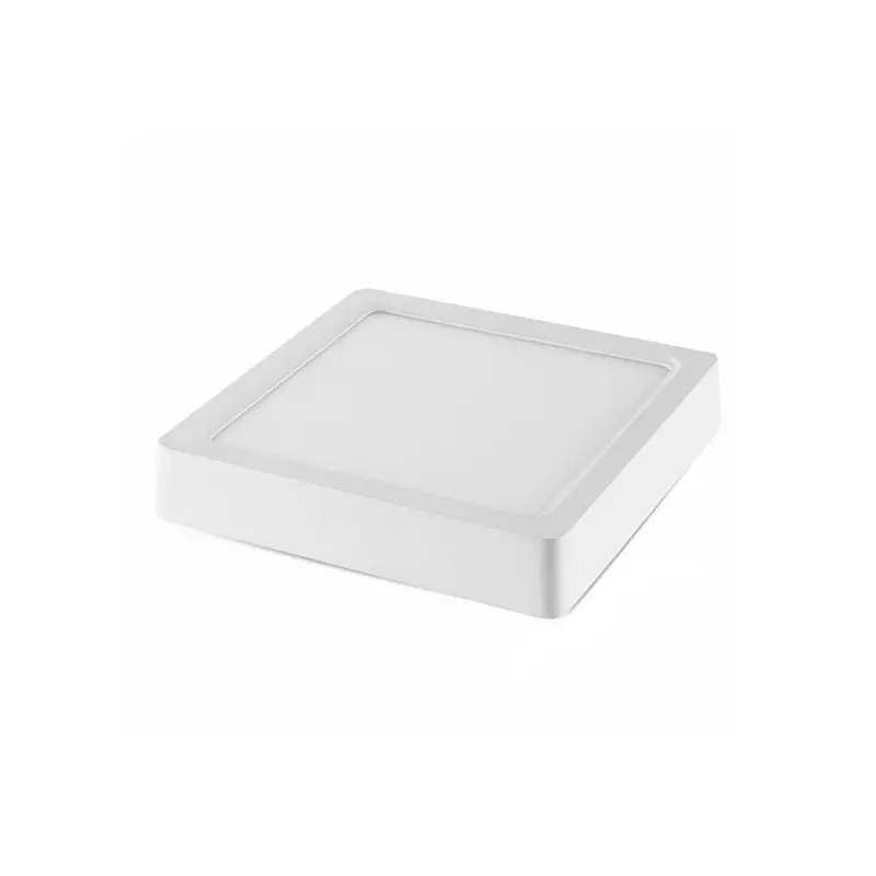 Plafonnier LED 12W 960lm (96W) Blanc Carré 167mmx167mm - Blanc du Jour 6000K