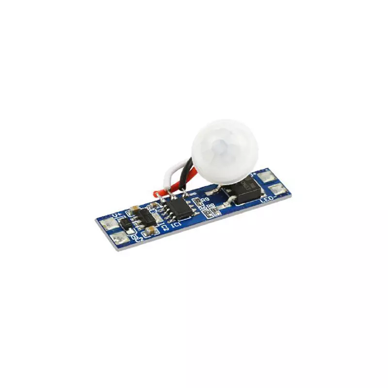 Capteur de Mouvement PIR Compact pour Profilé et Ruban LED