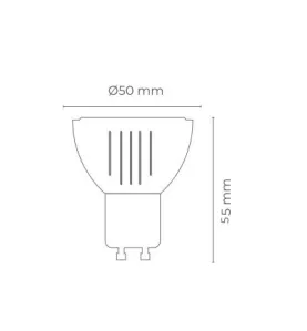 Spot LED GU10 50W  Super économique Ecolux