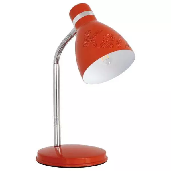 Lampe de bureau orange