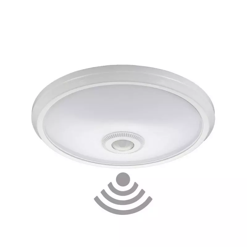 Plafonnier Circulaire 16W 1100lm (78W) avec Détecteur - Blanc du Jour 6400K