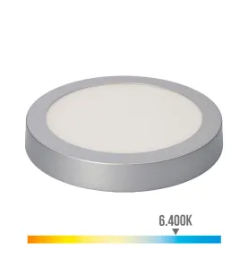 Plafonnier Circulaire Chrome 20W 1500lm (160W) 160° - Blanc du Jour 6400K