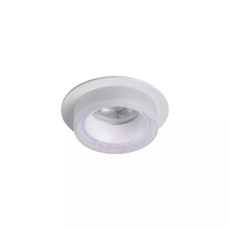 Support Spot Encastrable Plafond Blanc ø 92mm GU10 /GU5.3