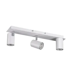 Applique Mural / Plafonnier Blanc 3 x GU10 10W