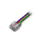 Connecteur Ruban LED COB RGB+W Largeur 12mm sans Soudure